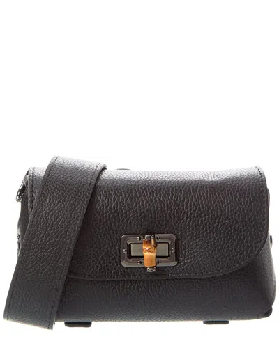 Persaman New York Colette Leather Crossbody In Black