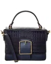 Persaman New York Constatina Croc-embossed Leather Satchel
