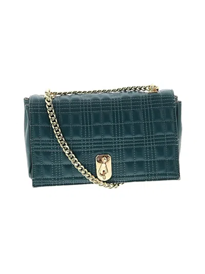 Pre-owned Persaman New York Crossbody Bag In Teal