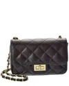 Persaman New York Evelyn16 Quilted Leather Shoulder Bag In Black