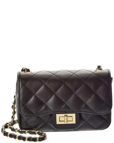 Persaman New York Cynthia Quilted Leather Crossbody In Black