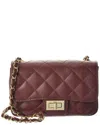 Persaman New York Cynthia Quilted Leather Crossbody In Brown
