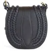 Persaman New York Daisy Braided Crossbody Bag In Black