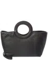 Persaman New York Destiny16 Leather Tote In Black