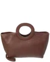 Persaman New York Destiny16 Leather Tote In Brown