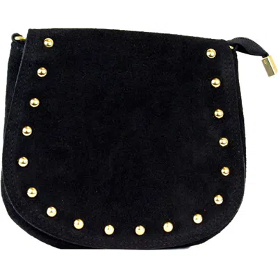 Persaman New York Elvira 18 Studded Crossbody Bag In Black