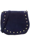 Persaman New York Elvira Studded Suede Crossbody