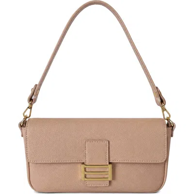 Persaman New York Emanuela Leather Shoulder Bag In Pink