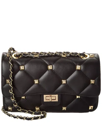 Persaman New York Embla Quilted Leather Crossbody In Black
