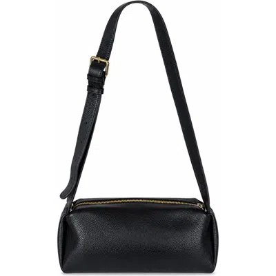 Persaman New York Emelie Suede Shoulder Bag In Black
