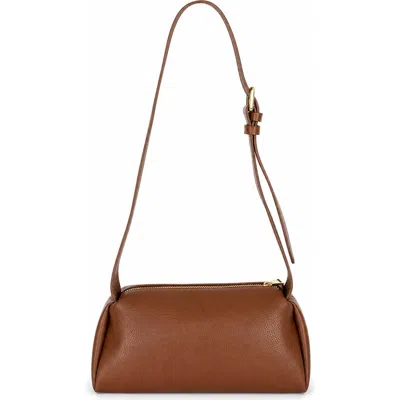 Persaman New York Emelie Suede Shoulder Bag In Saddle