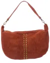 Persaman New York Francesca Leather Shoulder Bag In Brown