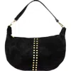 Persaman New York Francesca Studded Shoulder Bag In Orange