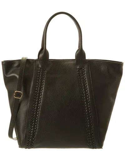 Persaman New York Freya Whipstitched Leather Tote