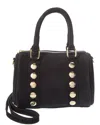 Persaman New York Gabriela16 Studded Leather Shoulder Bag In Black