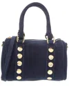 Persaman New York Gabriela16 Studded Leather Shoulder Bag In Blue