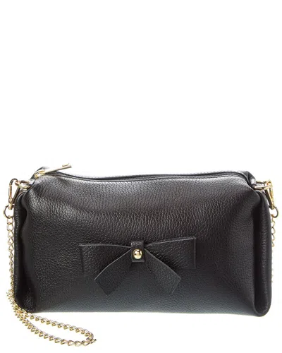 Persaman New York Gigi Leather Shoulder Bag In Black