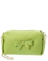 Persaman New York Gigi Leather Shoulder Bag In Green