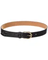 Persaman New York Giselle16 Leather Belt In Black