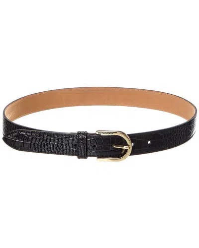 Persaman New York Giselle16 Leather Belt In Black