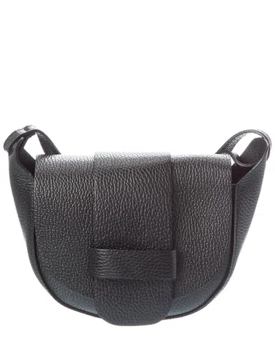 Persaman New York Greta18 Leather Crossbody In Black