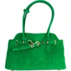 Persaman New York Heather Shoulder Bag In Green