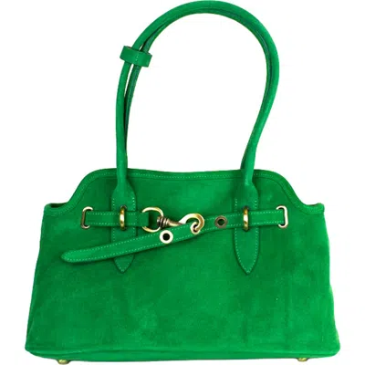 Persaman New York Heather Shoulder Bag In Green