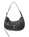 Persaman New York Imogen16 Leather Crossbody In Black