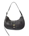 Persaman New York Imogen16 Leather Crossbody In Black