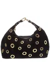 Persaman New York Isabella16 Studded Leather Shoulder Bag In Black