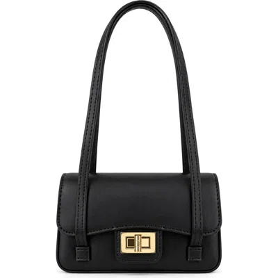 Persaman New York Isadora Leather Shoulder Bag In Black