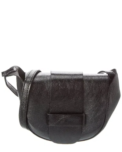 Persaman New York Leather Crossbody In Black