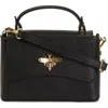 Persaman New York Leather Satchel Bag In Black