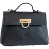 Persaman New York #1175 Leather Satchel In Black