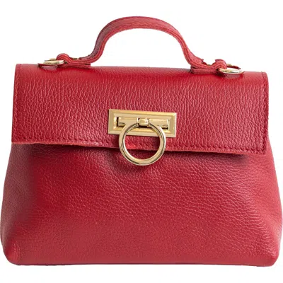 Persaman New York Leather Satchel In Red