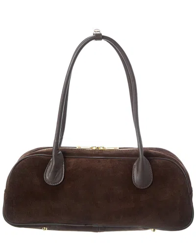 Persaman New York Leather Shoulder Bag In Black