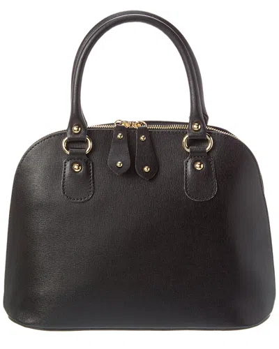 Persaman New York Leather Tote In Black