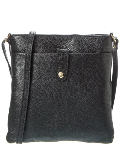 Persaman New York Leather Tote In Black