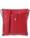 Persaman New York Leather Tote In Red