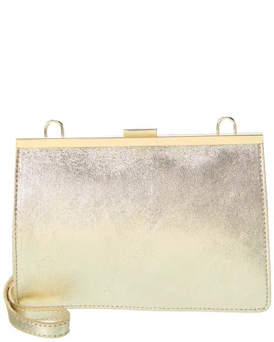 Persaman New York Leather Wallet In Gold