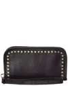 Persaman New York Leona Studded Leather Wallet In Black