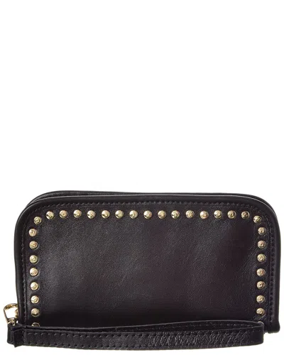 PERSAMAN NEW YORK PERSAMAN NEW YORK LEONA STUDDED LEATHER WALLET