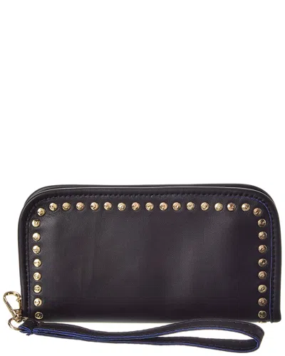 PERSAMAN NEW YORK LEONA STUDDED LEATHER WALLET
