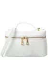 Persaman New York Livia Leather Crossbody In White