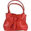 Persaman New York Lucy Small Shoulder Tote In Red