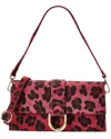Persaman New York Macy13 Leather Clutch In Red
