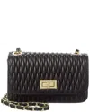 Persaman New York Mia Quilted Leather Crossbody In Black