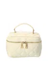 Persaman New York Mia16 Quilted Leather Vanity Bag In Neutral