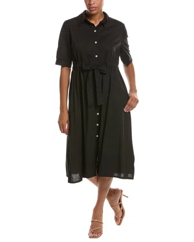 Persaman New York Midi Dress In Black