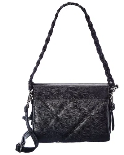 Persaman New York Natalie Leather Crossbody In Black